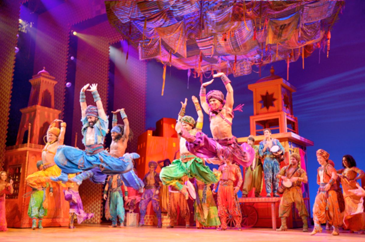 The cast of the North American touring production of Disney's Aladdin performing 'Arabian Nights.' at Broadway in Indianapolis Announces 2022-2023 Series Featuring ALADDIN, ANASTASIA, HAMILTON & More