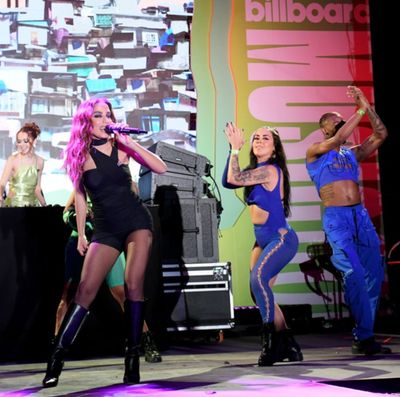 Anitta performs onstage during Billboard MusicCon on May 13, 2022 in Las Vegas, Nevad Photo