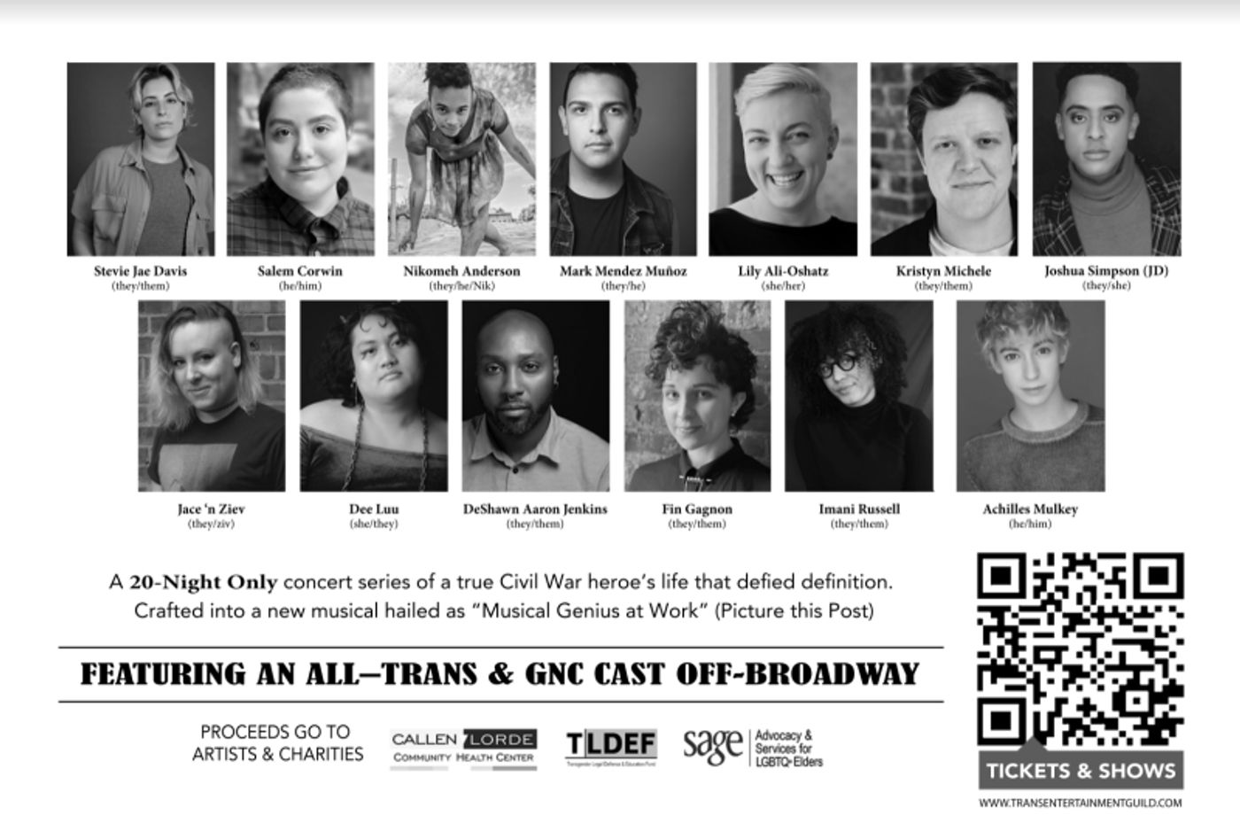 Trans Entertainment Guild Stages THE CIVILITY OF ALBERT CASHIER at The Players Theatre  Image