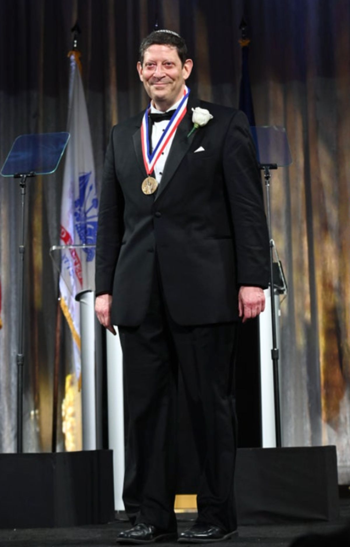 Alan Eli Willner is honored at the 35th Anniversary Ellis Island Medals of Honor at Ellis Island on May 14, 2022 in New York City. (Photo by Noam Galai/Getty Images for Ellis Island Honors Society) at Photos: Ellis Island Honors Society Hosts 35th Annual Awards Ceremony