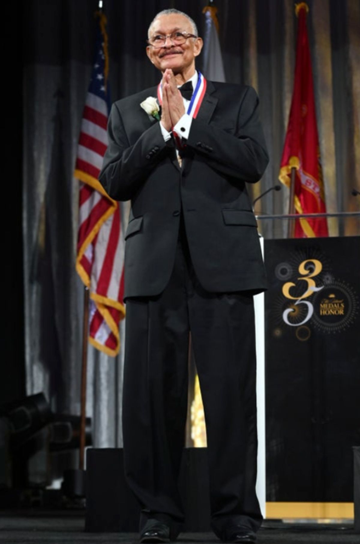 Gregs Thomopulos is honored at the 35th Anniversary Ellis Island Medals of Honor at Ellis Island on May 14, 2022 in New York City. (Photo by Noam Galai/Getty Images for Ellis Island Honors Society) at Photos: Ellis Island Honors Society Hosts 35th Annual Awards Ceremony