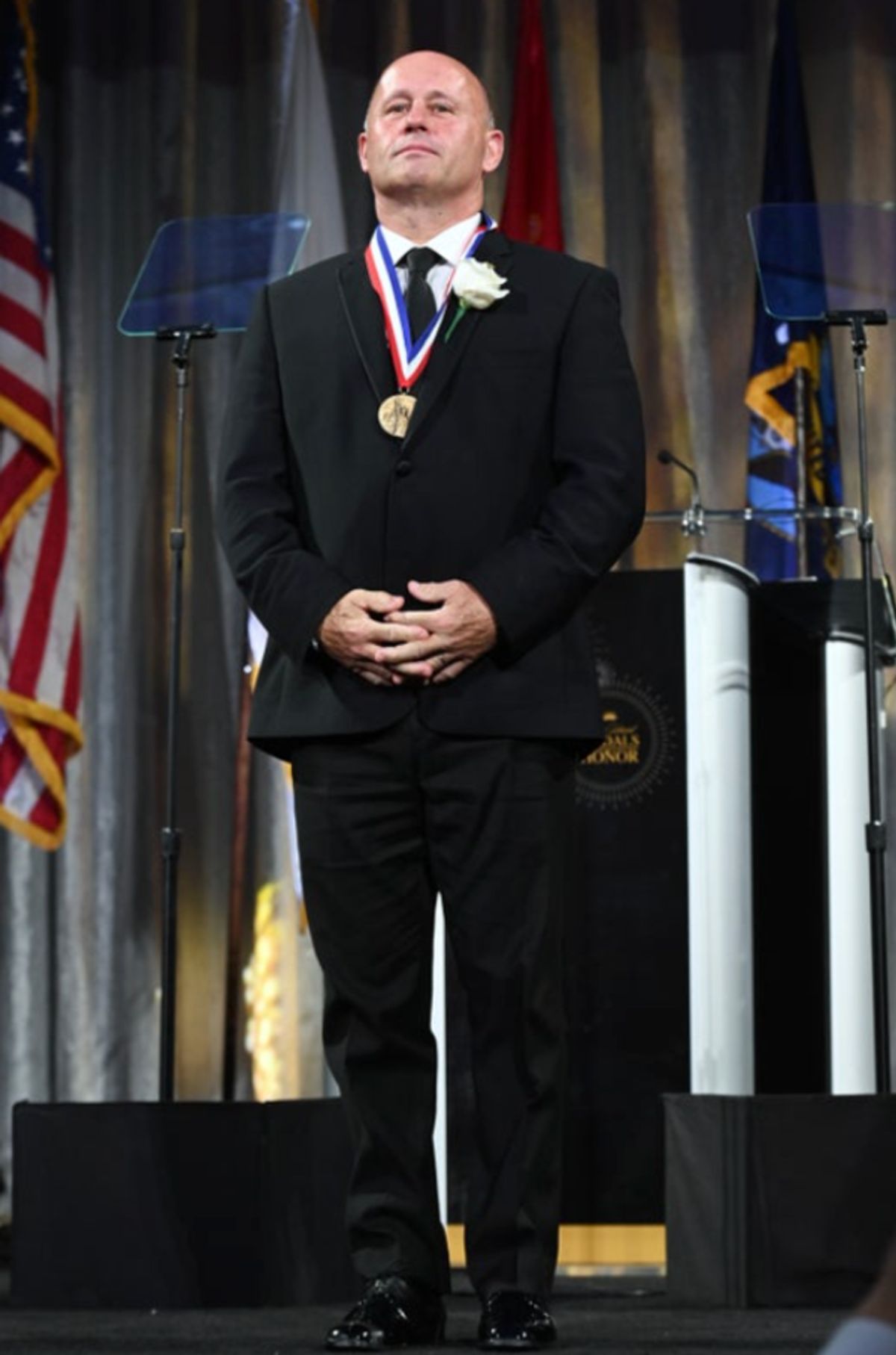 Patrick J. Ryder is honored at the 35th Anniversary Ellis Island Medals of Honor at Ellis Island on May 14, 2022 in New York City. (Photo by Noam Galai/Getty Images for Ellis Island Honors Society) at Photos: Ellis Island Honors Society Hosts 35th Annual Awards Ceremony