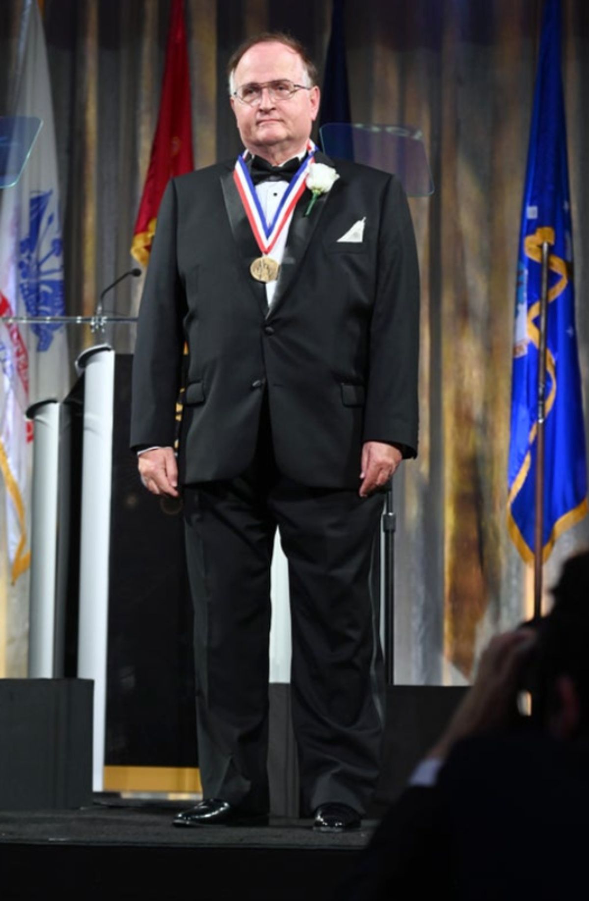 Nicholas A. Peppas is honored at the 35th Anniversary Ellis Island Medals of Honor at Ellis Island on May 14, 2022 in New York City. (Photo by Noam Galai/Getty Images for Ellis Island Honors Society) at Photos: Ellis Island Honors Society Hosts 35th Annual Awards Ceremony