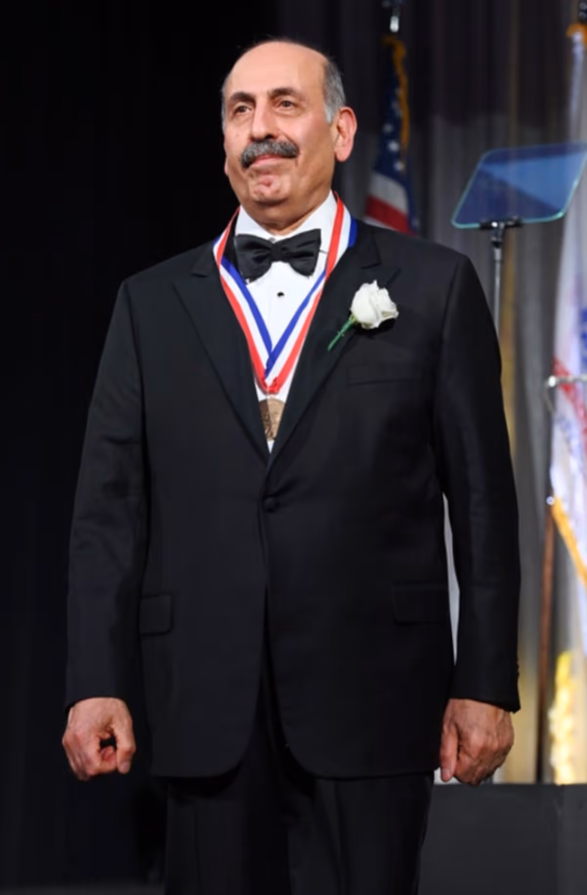 Dr. Souhel Najjar is honored at the 35th Anniversary Ellis Island Medals of Honor at Ellis Island on May 14, 2022 in New York City. (Photo by Noam Galai/Getty Images for Ellis Island Honors Society) at Photos: Ellis Island Honors Society Hosts 35th Annual Awards Ceremony