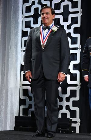 Eduardo Martinez is honored at the 35th Anniversary Ellis Island Medals of Honor at Ellis Island on May 14, 2022 in New York City. (Photo by Noam Galai/Getty Images for Ellis Island Honors Society) @ BroadwayWorld Eduardo Martinez is honored at the 35th Anniversary Ellis Island Medals of Honor at E Photo