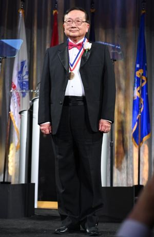 George Liu is honored at the 35th Anniversary Ellis Island Medals of Honor at Ellis I Photo