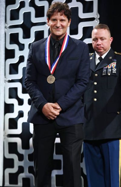 David Hryck is honored at the 35th Anniversary Ellis Island Medals of Honor at Ellis  Photo