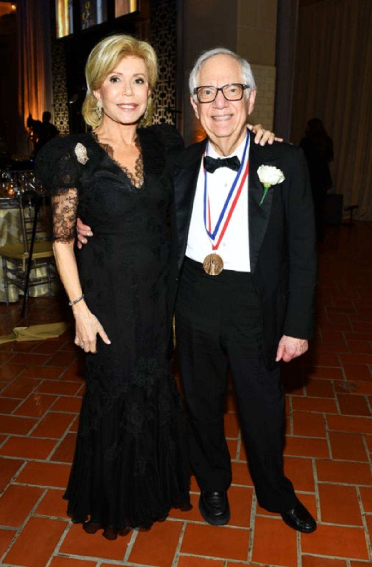 Loreto Bard and Dr. Robert L. Bard attend the 35th Anniversary Ellis Island Medals of Honor at Ellis Island on May 14, 2022 in New York City. (Photo by Noam Galai/Getty Images for Ellis Island Honors Society) at Photos: Ellis Island Honors Society Hosts 35th Annual Awards Ceremony