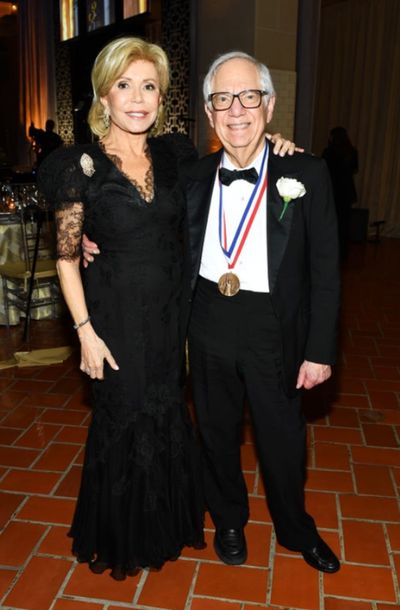 Loreto Bard and Dr. Robert L. Bard attend the 35th Anniversary Ellis Island Medals of Photo