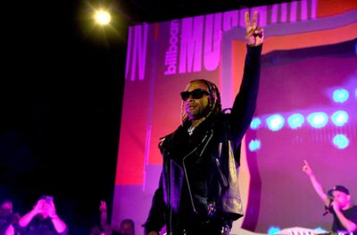 Ty Dolla $ign performs onstage during Billboard MusicCon at AREA15 on May 14, 2022 in Photo