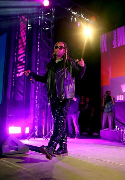 Ty Dolla $ign performs onstage during Billboard MusicCon at AREA15 on May 14, 2022 in Photo