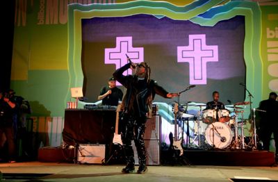 Ty Dolla $ign performs onstage during Billboard MusicCon at AREA15 on May 14, 2022 in Photo