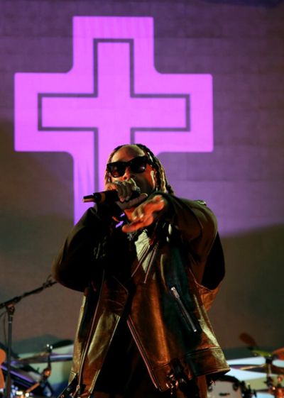 Ty Dolla $ign performs onstage during Billboard MusicCon at AREA15 on May 14, 2022 in Photo