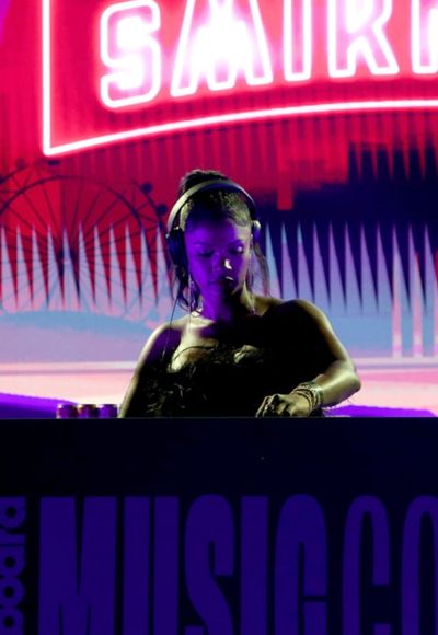 DJ Brittany Sky performs onstage during Billboard MusicCon at AREA15 on May 14, 2022  Photo