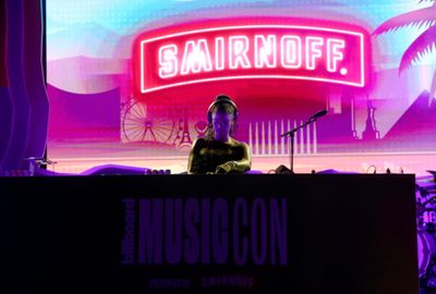 DJ Brittany Sky performs onstage during Billboard MusicCon at AREA15 on May 14, 2022  Photo