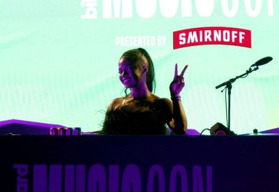 DJ Brittany Sky performs onstage during Billboard MusicCon at AREA15 on May 14, 2022  Photo