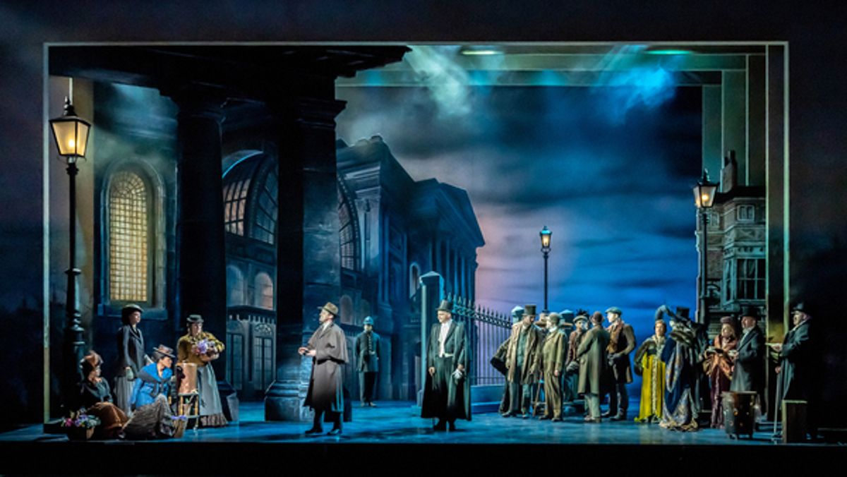 Company at Photos: First Look at the Cast of MY FAIR LADY at the London Coliseum