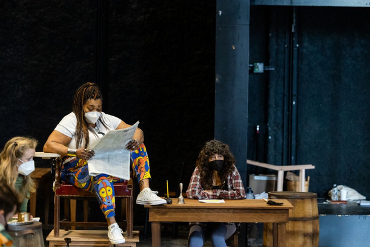 Nancy Anderson, Liz Mikel, and Mehry Eslaminia at 