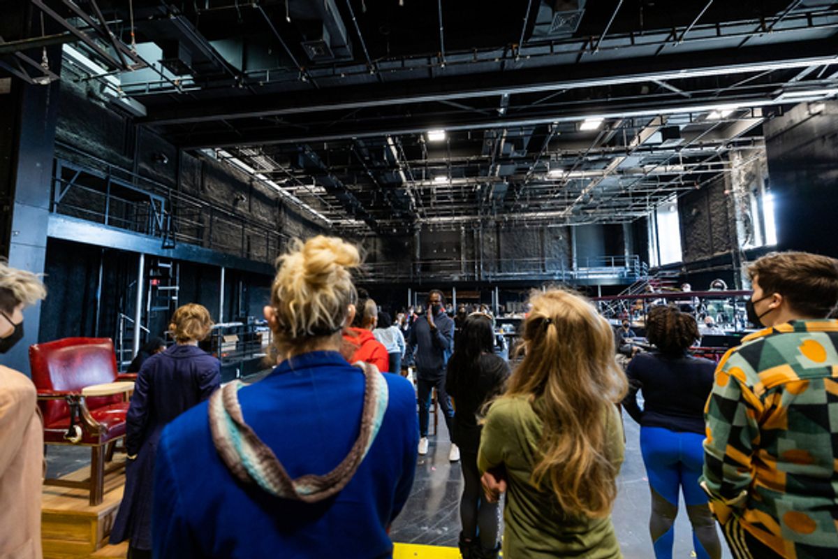 Cast at Photos: First Look Inside Rehearsal For Broadway-Bound 1776 at A.R.T.