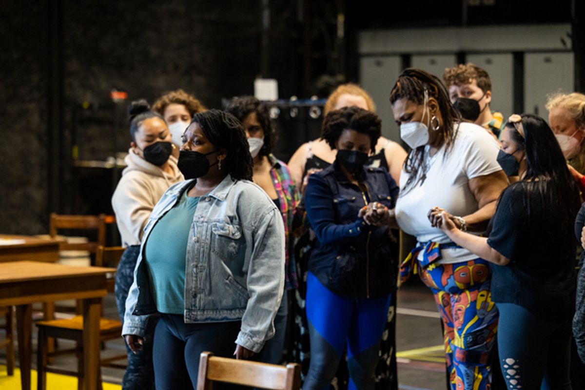 Cast at Photos: First Look Inside Rehearsal For Broadway-Bound 1776 at A.R.T.