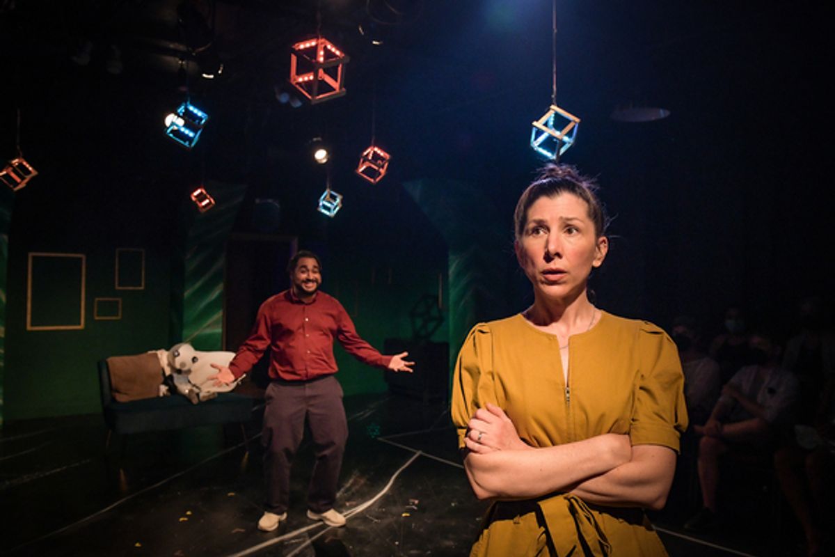 Ruben Carrazana and Kim Boler  at 