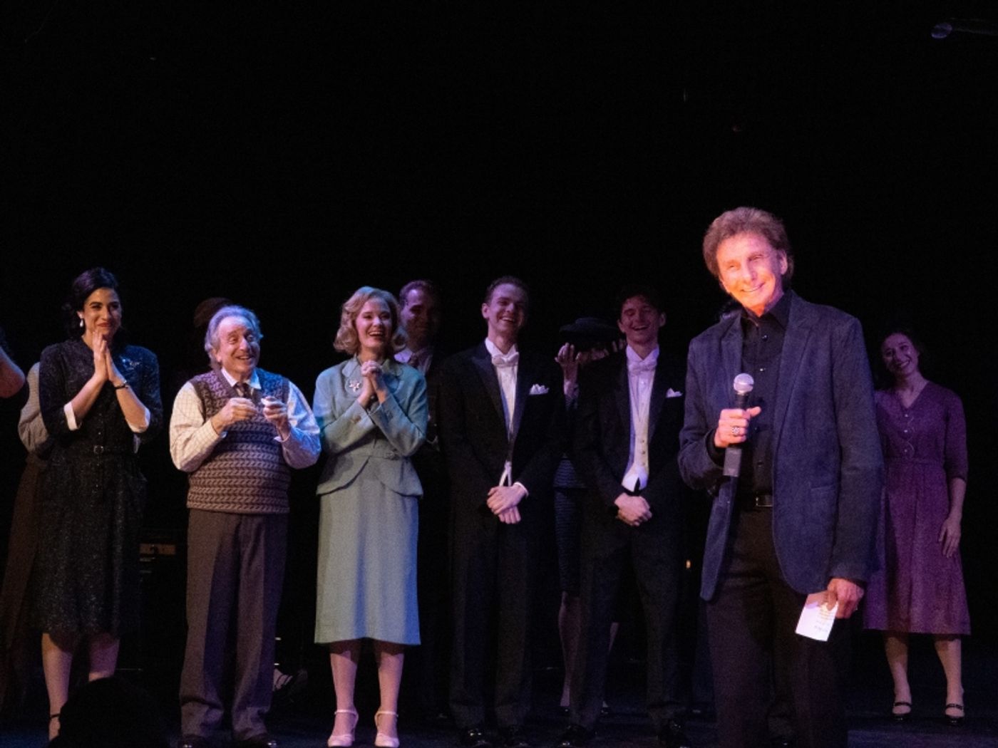 Photos & Video: See Barry Manilow, Bruce Sussman & Warren Carlyle at Curtain Call for the Final Performance of HARMONY  Image