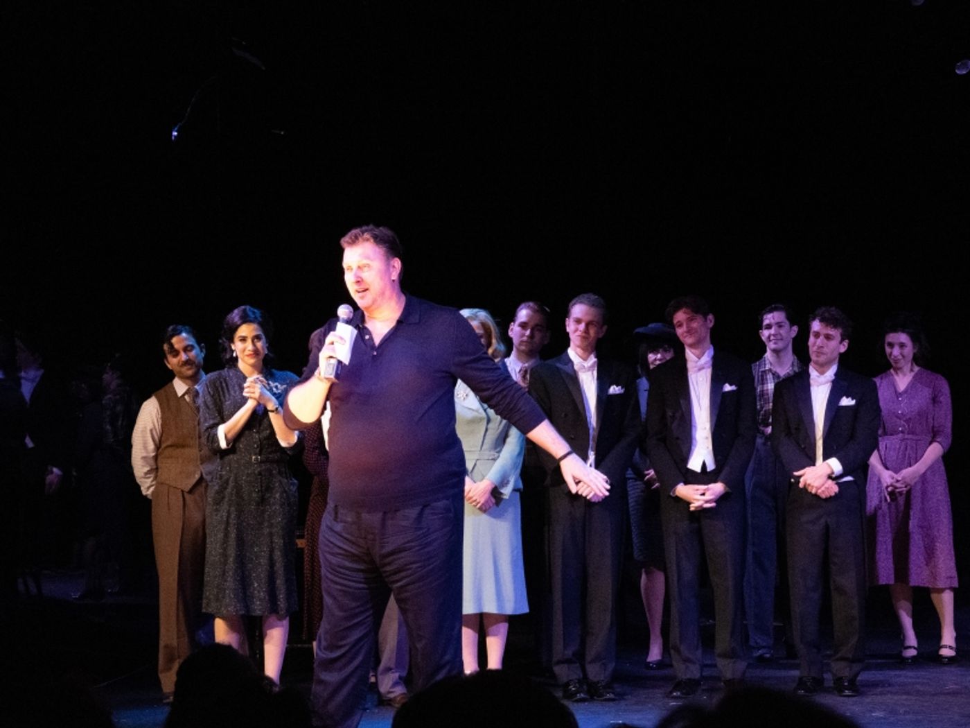 Photos & Video: See Barry Manilow, Bruce Sussman & Warren Carlyle at Curtain Call for the Final Performance of HARMONY  Image