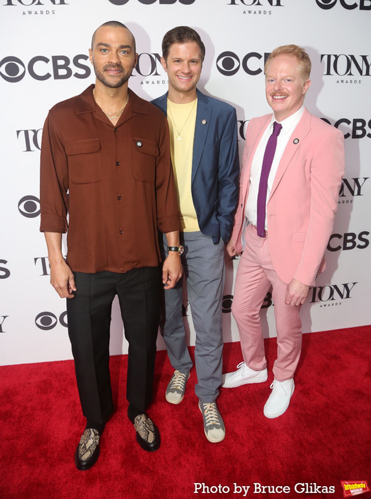 Jesse Williams, Michael Oberholtzer and Jesse Tyler Ferguson at 