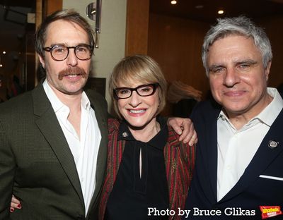 Sam Rockwell, Patti LuPone and Neil Pepe Photo