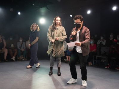 Kirsty Findlay, Mia Munn, and Victor Lirio Photo
