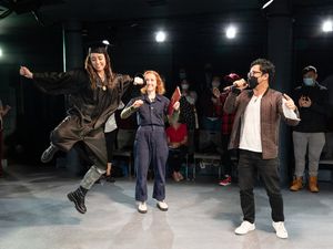 Mia Munn, Kirsty Findlay, and Victor Lirio @ BroadwayWorld Mia Munn, Kirsty Findlay, and Victor Lirio Photo