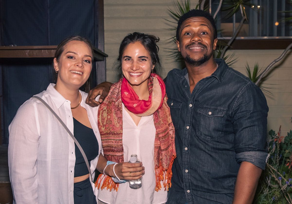 Micah Coate, Larissa Russell, Stephen L. Wilson at Photos: Go Inside Opening Night of GOD OF CARNAGE at Odyssey Theatre