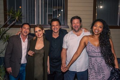 Jack Esformes, Lisa LoCicero, Peter Allas,
Matthew Downs and Leliani Smith Photo