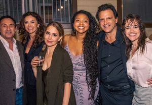Jack Esformes, Sofia Milos, Lisa LoCicero
Leilani Smith, Peter Allas, Bevin Bru @ BroadwayWorld Jack Esformes, Sofia Milos, Lisa LoCicero
Leilani Smith, Peter Allas, Bevin Bru Photo