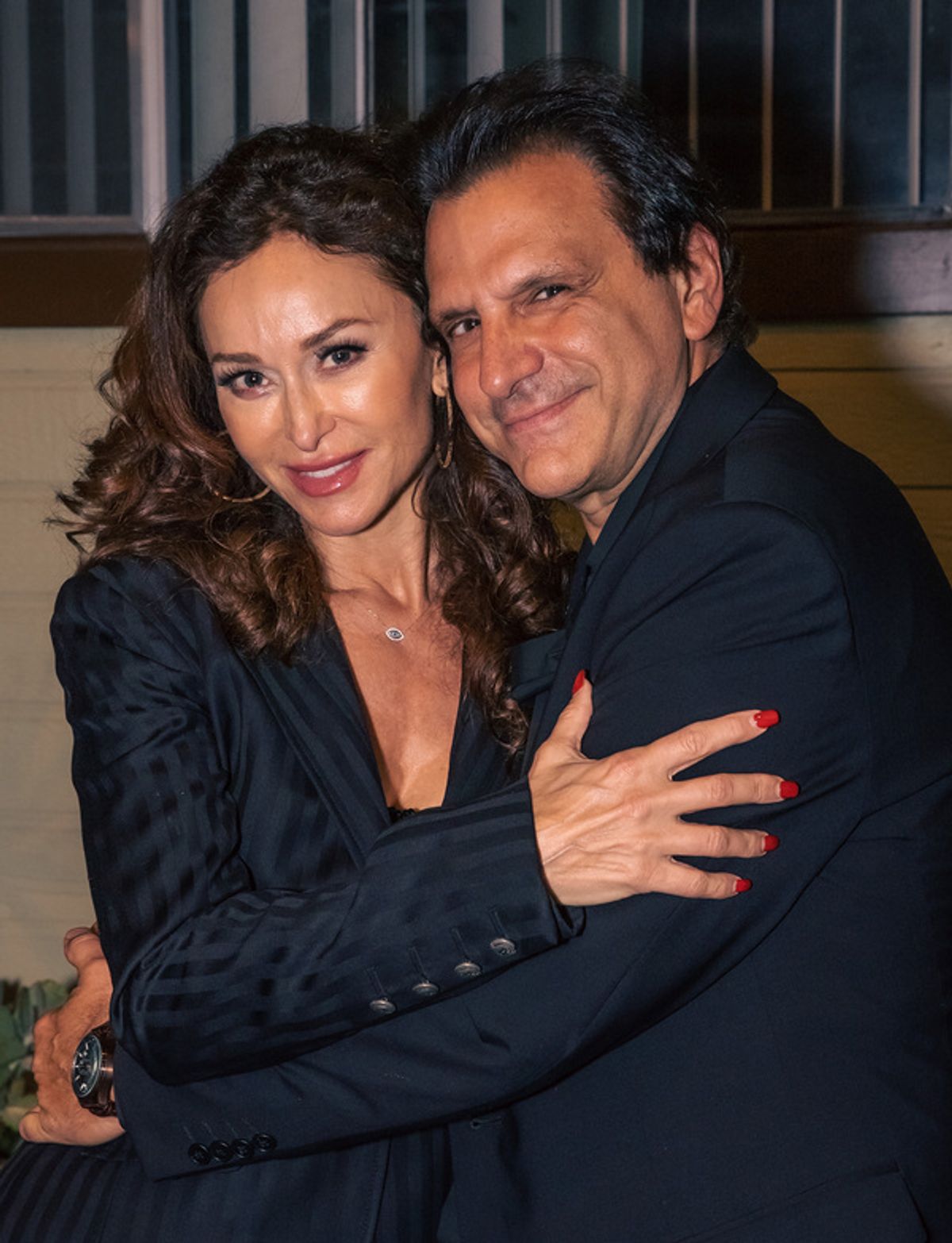 Sofia Milos and Peter Allas at 