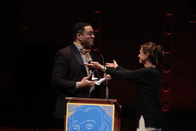 Harry Lennix, Julie Taymor Photo