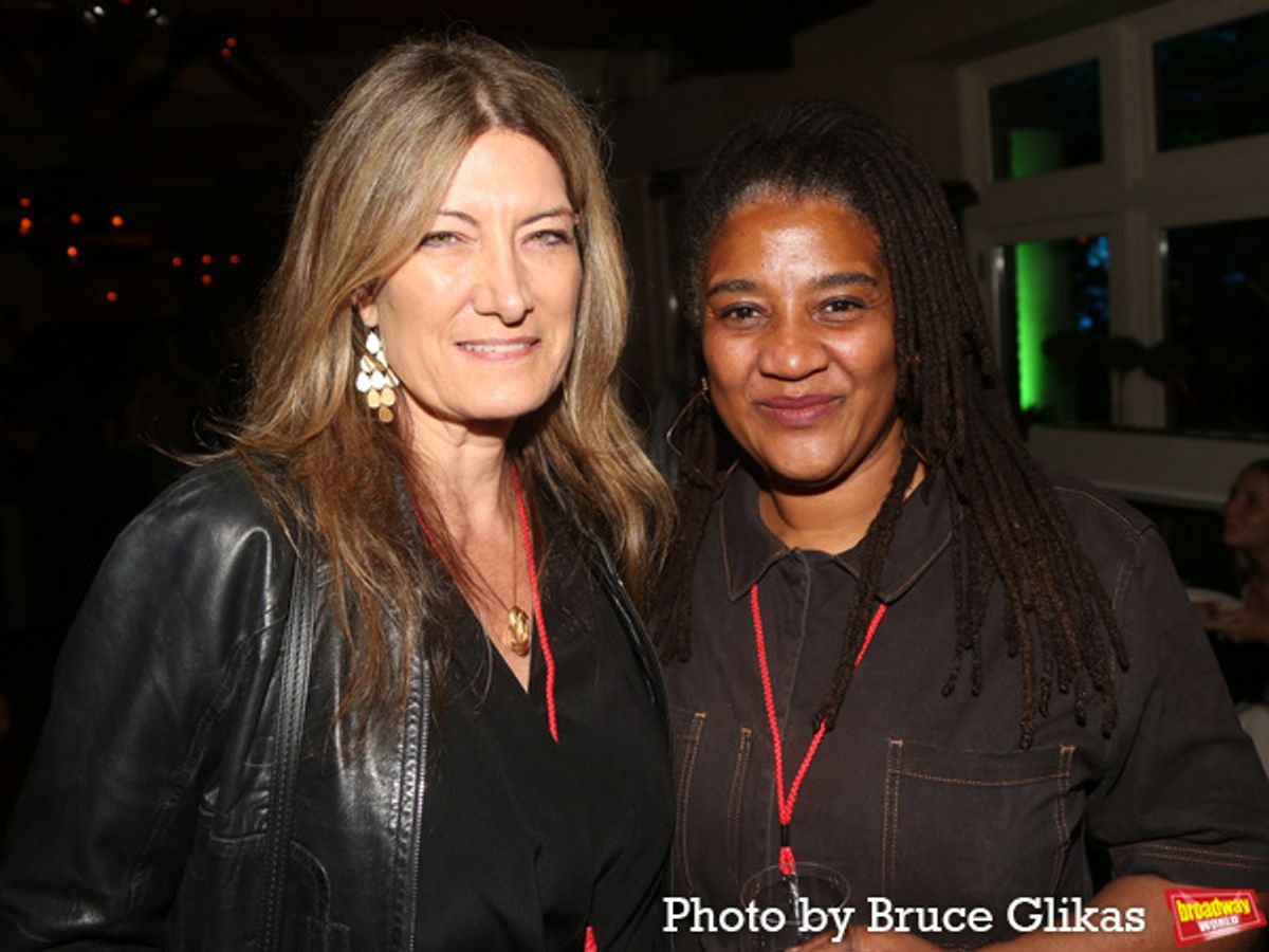 Lia Vollack and Lynn Nottage  at 