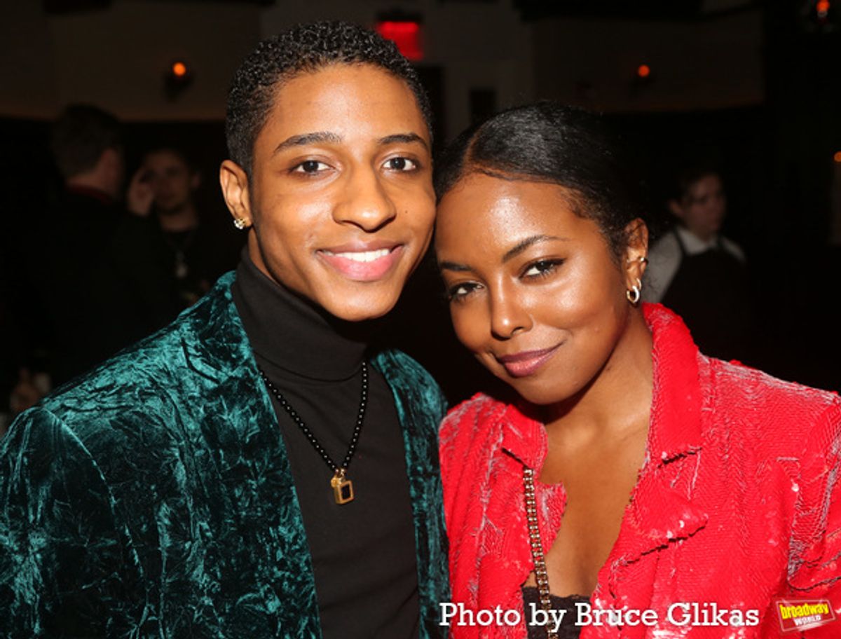 Myles Frost and Adrienne Warren at 