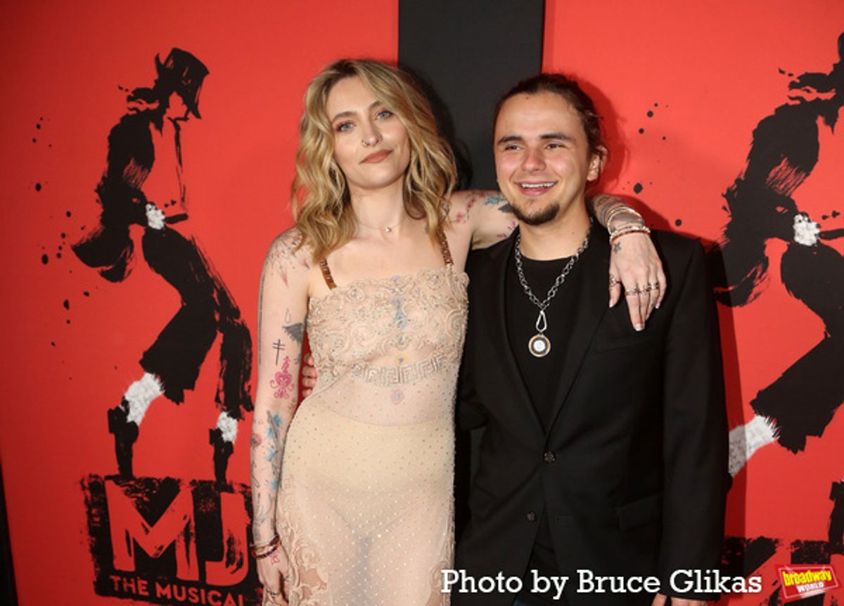 Paris Jackson and Prince Jackson at 