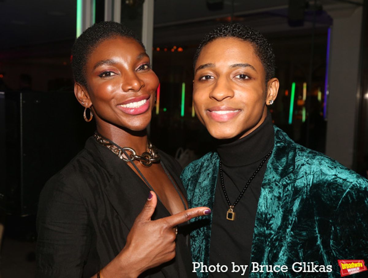 Michaela Coel and Myles Frost at 