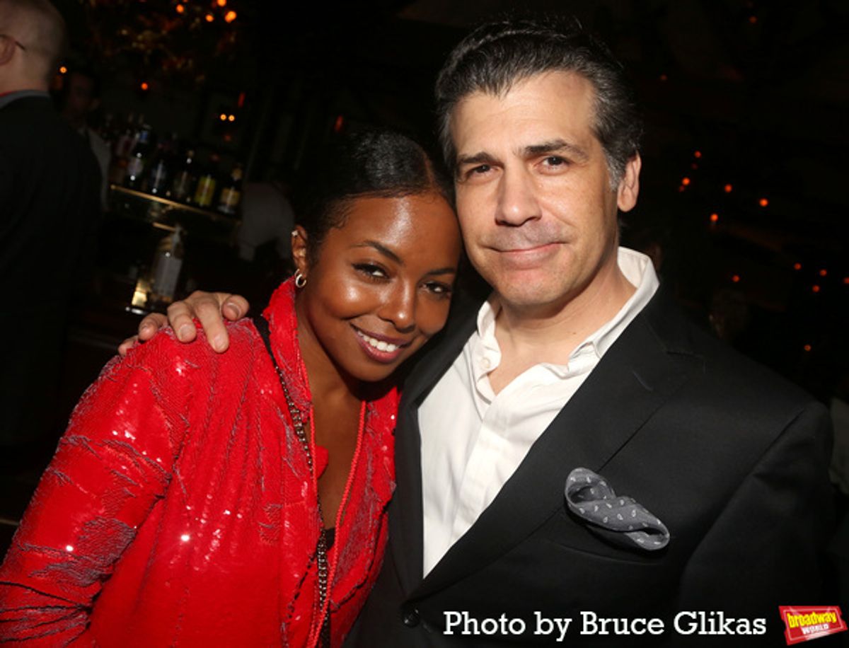 Adrienne Warren and Joey Sorge at 