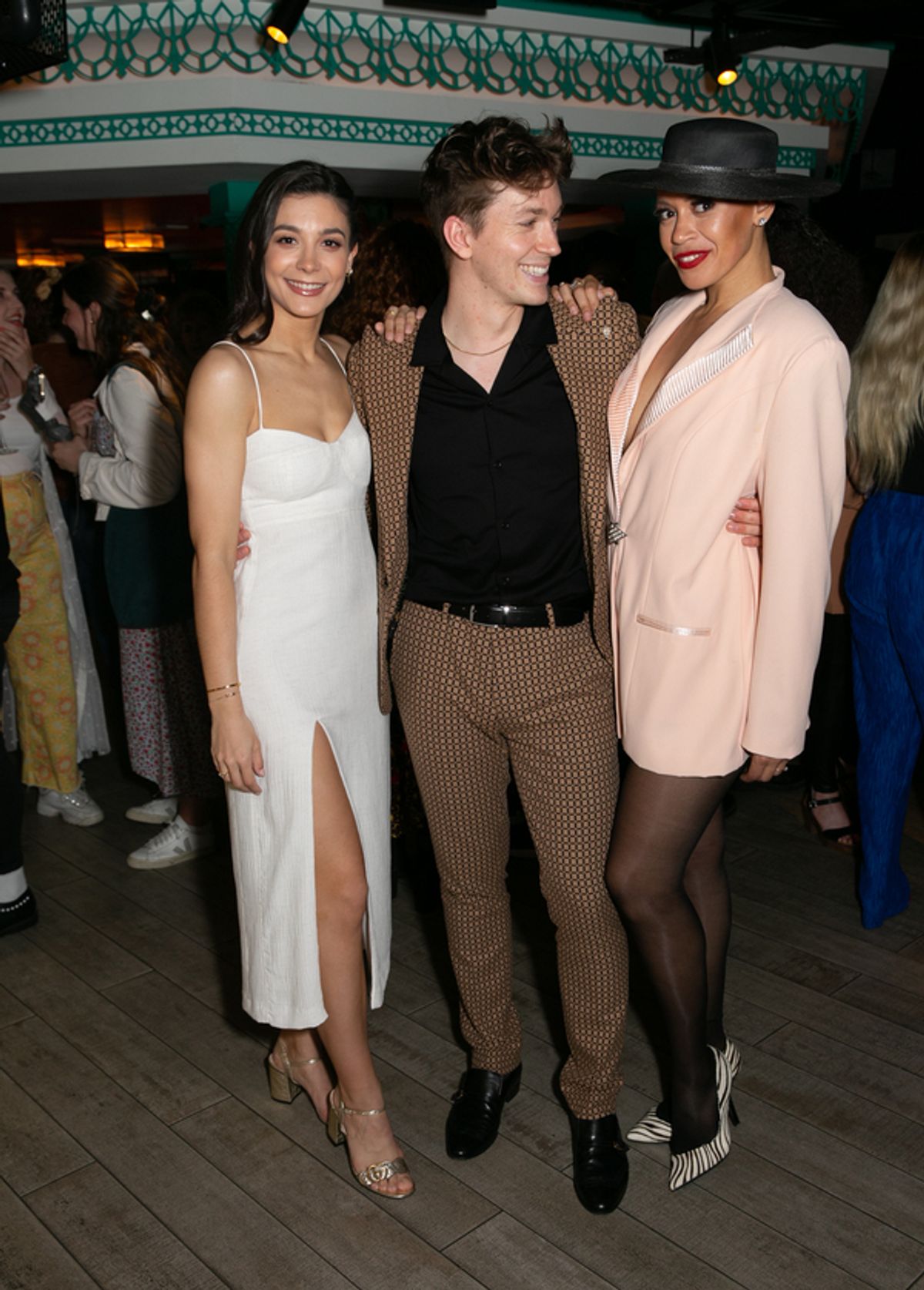 Olivia Moore, Dan Partridge & Jocasta Almgil at Photos: Inside Press Night For GREASE at the Dominion Theatre