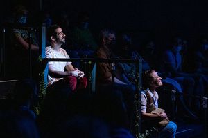 Tommy Rivera-Vega (left) plays Cruz and Gabriela Moscoso is Reina  Photo