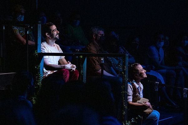 Tommy Rivera-Vega (left) plays Cruz and Gabriela Moscoso is Reina  Photo