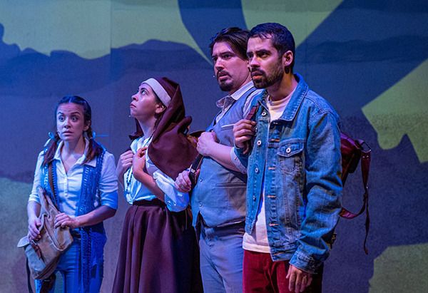 (from left) Gabriela Moscoso plays Reina, Amanda Raquel Martinez is Leona, Andrés En Photo