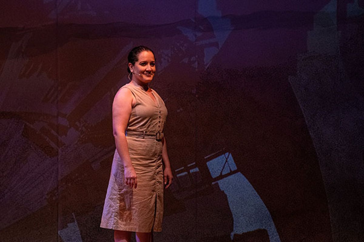 Claudia Quesada plays Julia at Photos: First Look at SOMEWHERE OVER THE BORDER at Teatro Vista