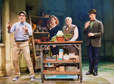 Skylar Astin, Tammy Blanchard, Stuart Zagnit and Andrew Call Photo