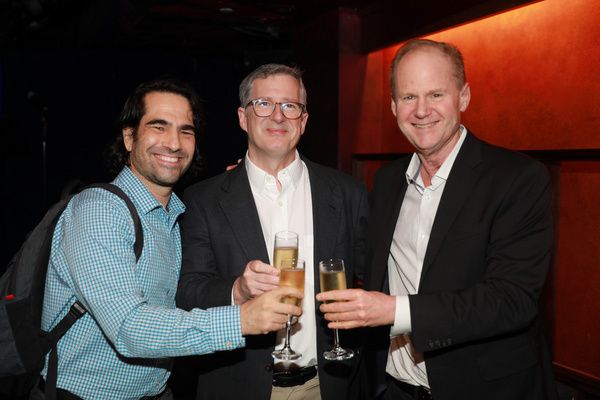 Director Stephen Nachamie, Orchestrator David Snyder & Composer Charles Bloom Photo