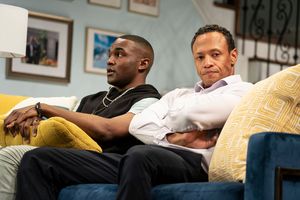 Gerald Caesar (Tony Kennedy), Emerson Brooks (Maxwell Kennedy @ BroadwayWorld Gerald Caesar (Tony Kennedy), Emerson Brooks (Maxwell Kennedy Photo