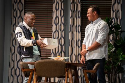  Gerald Caesar (Tony Kennedy), Emerson Brooks (Maxwell Kennedy)  Photo
